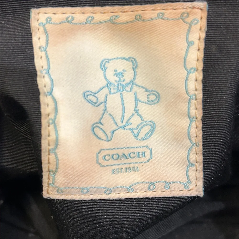 Coach Black and Gray Signature Baby Bag - Picture 13 of 14